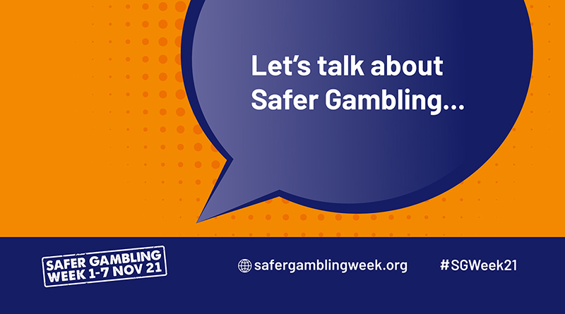 Image displaying details about Safer Gambling Week 2021