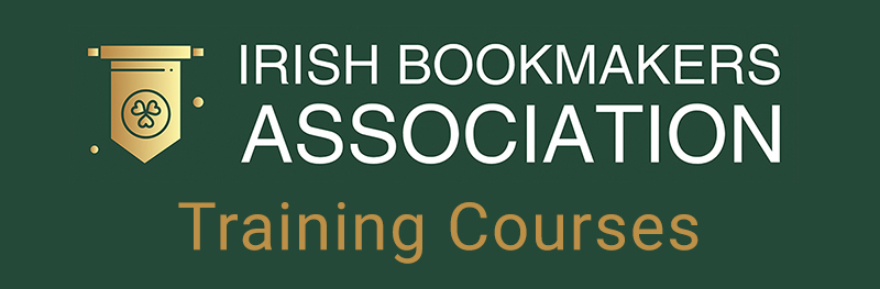 Image outlining the Training courses page for the Irish Bookmakers Association