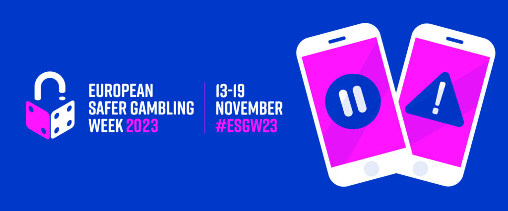 Image of European Safer Gambling week banner ESGW23